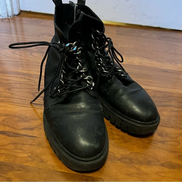Combat lace up boots size 9.5 - Picture 9 of 12